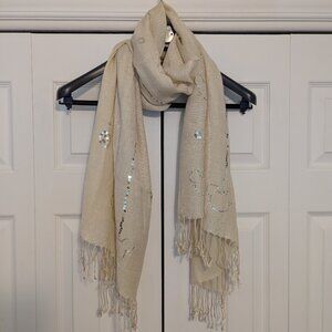 Disney Mickey Mouse Beige Women's Scarf